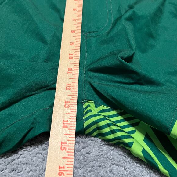 Podiumwear Shorts Adult XL Tri Cycle Long Bermuda Cycling Mens Green ** - Picture 9 of 10